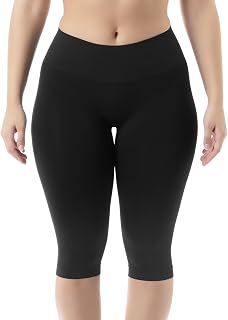 FarmaCell Women's 3/4 Anti-Cellulite Leggings, Shaping Capri Leggings with Fir Effect, Made in Italy, 604Y
