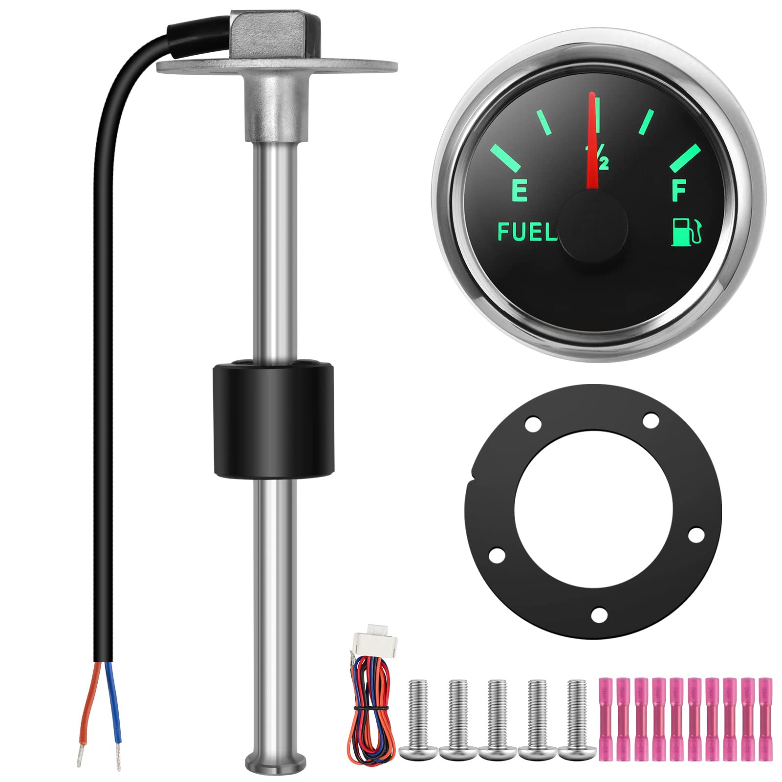 RUPSE Fuel Sender Unit Boat Fuel Tank Sending Unit Fuel Water Level Sensor Stain