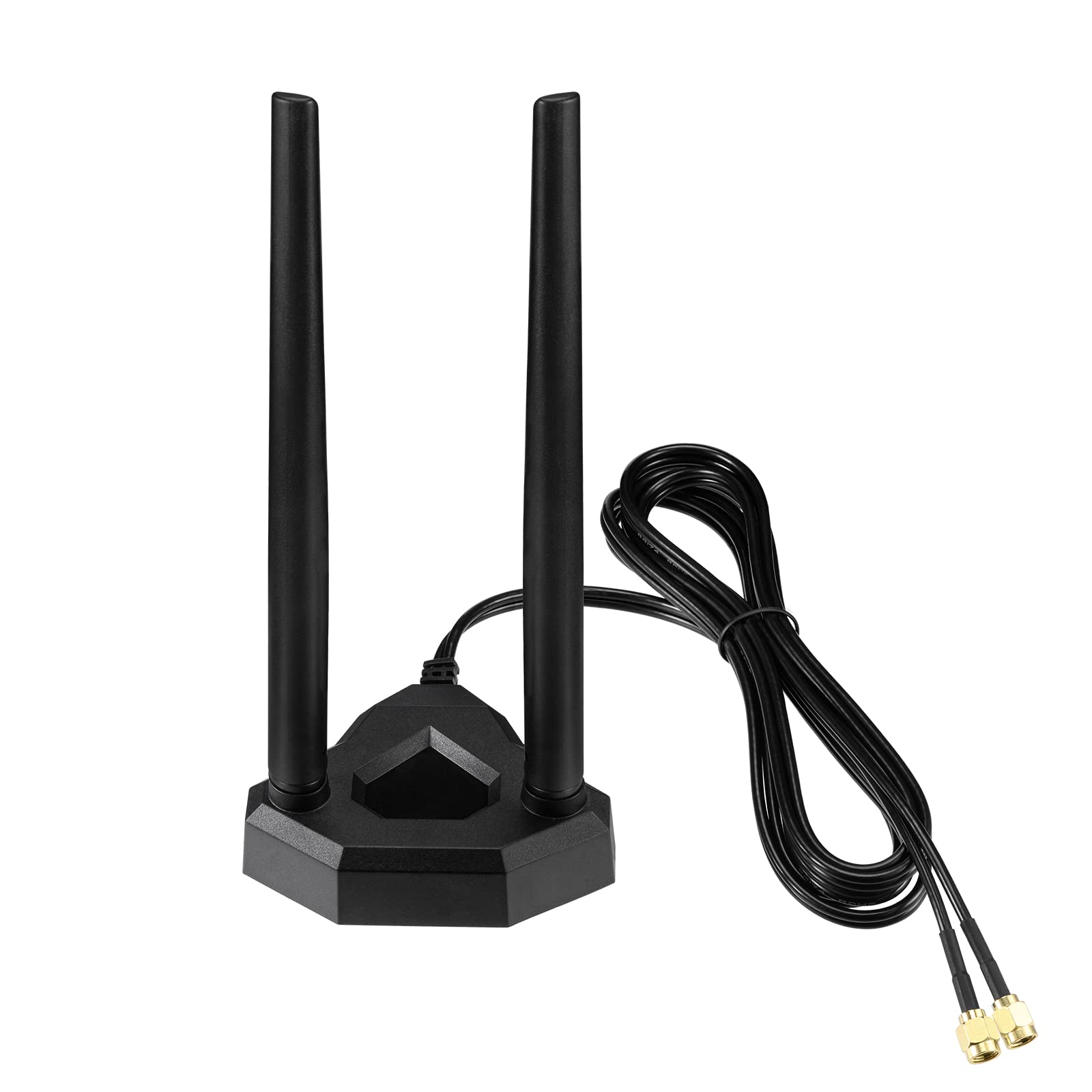 Eightwood Dual Band WiFi Antenna 2.4GHz 5GHz RP-SMA WiFi Antennae | 6.5ft Extens