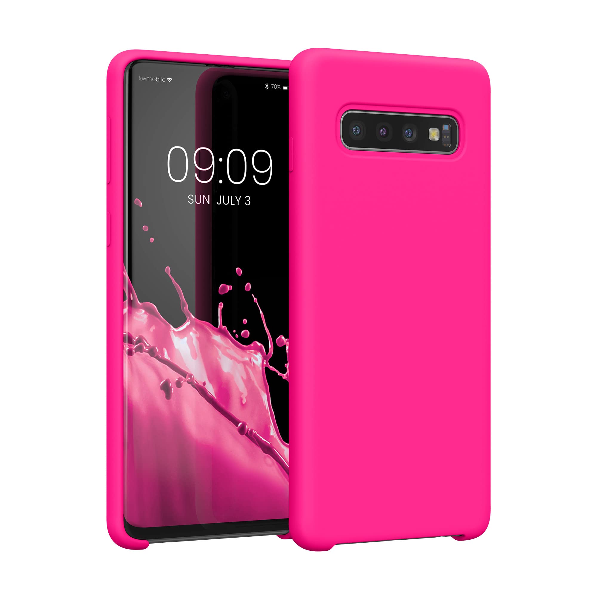 kwmobile Case Compatible with Samsung Galaxy S10 Case – TPU and Silicone Anti-Sh