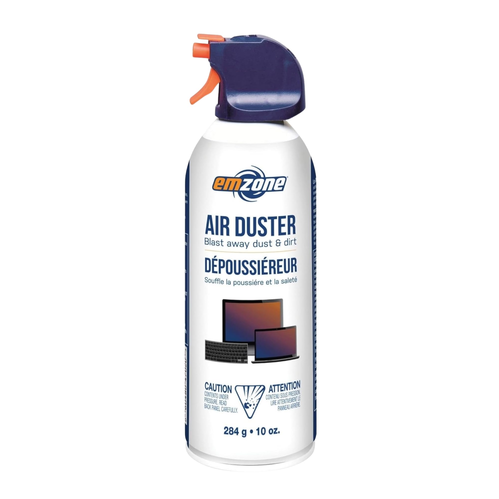 Emzone EMP47020 Air Duster - Moisture-free, VOC-free - 10 Oz | Blast away dust &