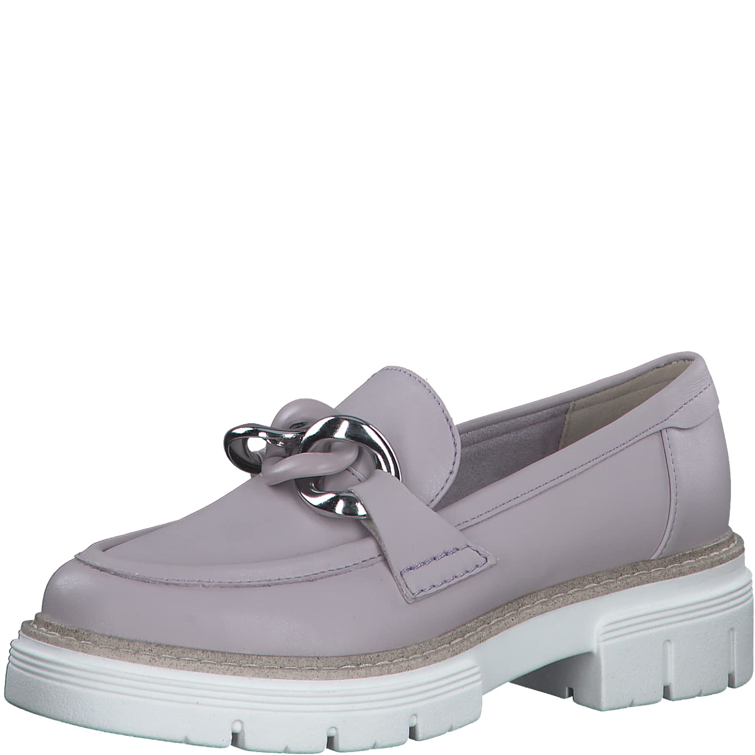 MARCO TOZZI Women's Loafers with Wide Heel Vegan