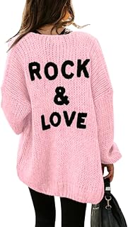 PRETTYGARDEN Women's Open Front Long Cardigans for Women Tendy Fall Womens Sweaters Cardigan Sweater (Pack of 1)