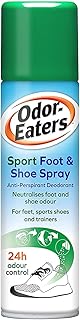 Odor-Eaters, 24 Hour Odour Destroying Antiperspirant Foot and Shoe Spray for Sport Shoes, 150 ml