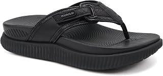 KuaiLu Womens Orthotic Cushion Flip Flops Sandals With Arch Support Footbed