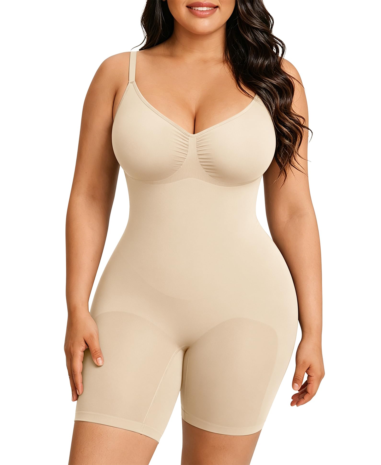FeelinGirl Seamless Shapewear for Women Tummy Control Breathable Full Body Shape