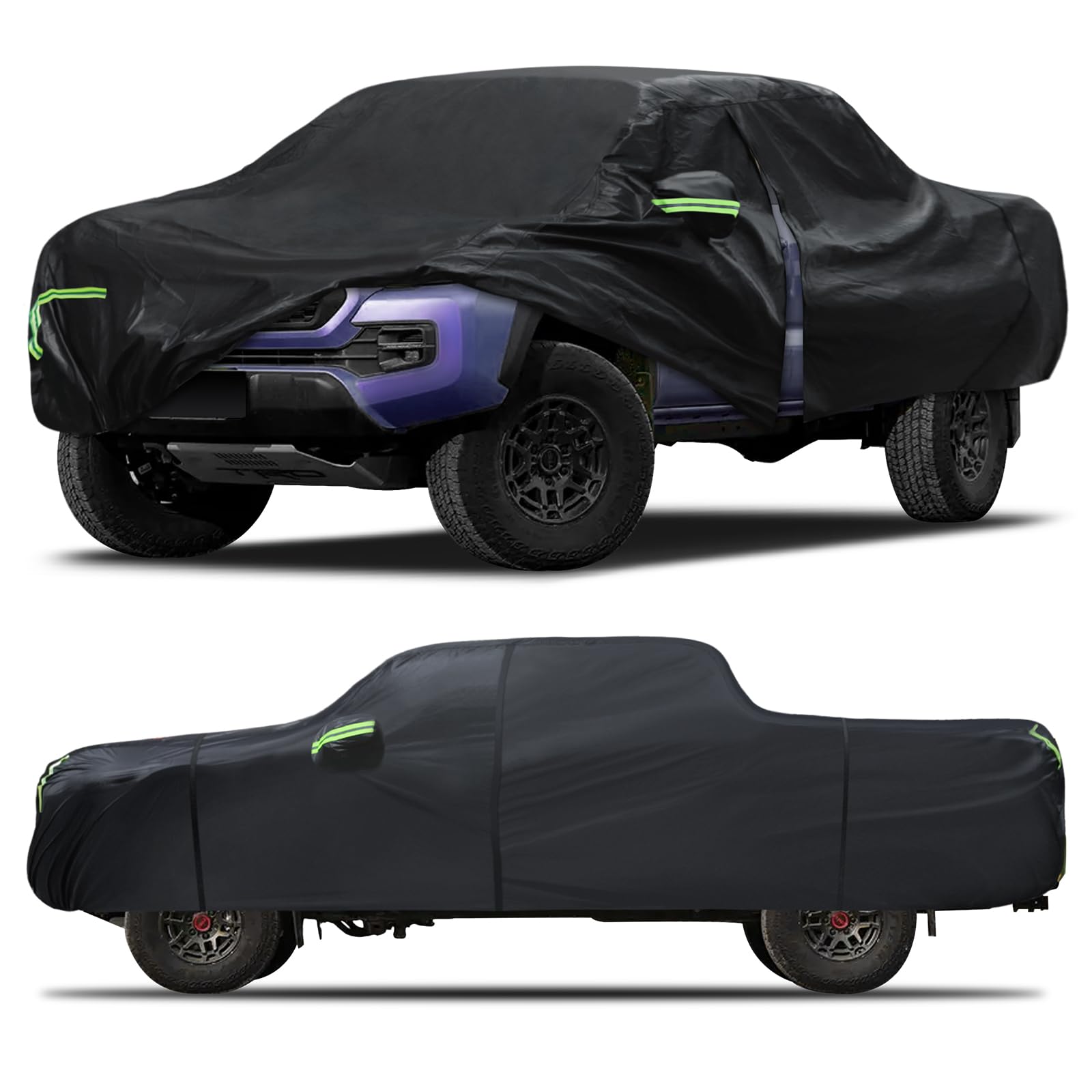 Car Cover Custom Fit for Toyota Tacoma 2005-2023,6 Layers Truck Cover Waterproof
