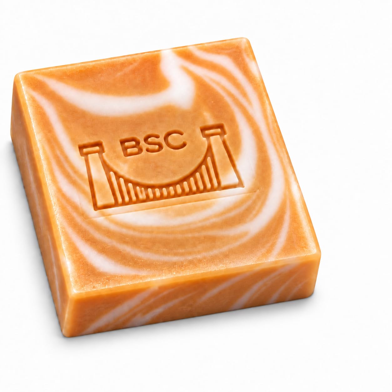 Handmade Coconut and Shea Butter Artisan Soap, Orange | Essential Oil