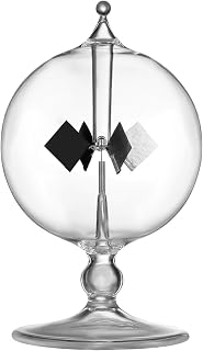 DORAMI Clear Solar Power Crookes Radiometer Sun Light Energy Glass Windmill Spinning Vanes