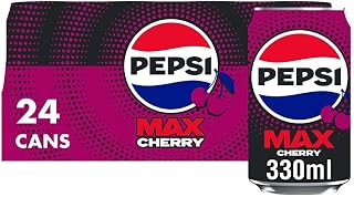 Pepsi Max Cherry Cola | 330ml Can | 24 Pack