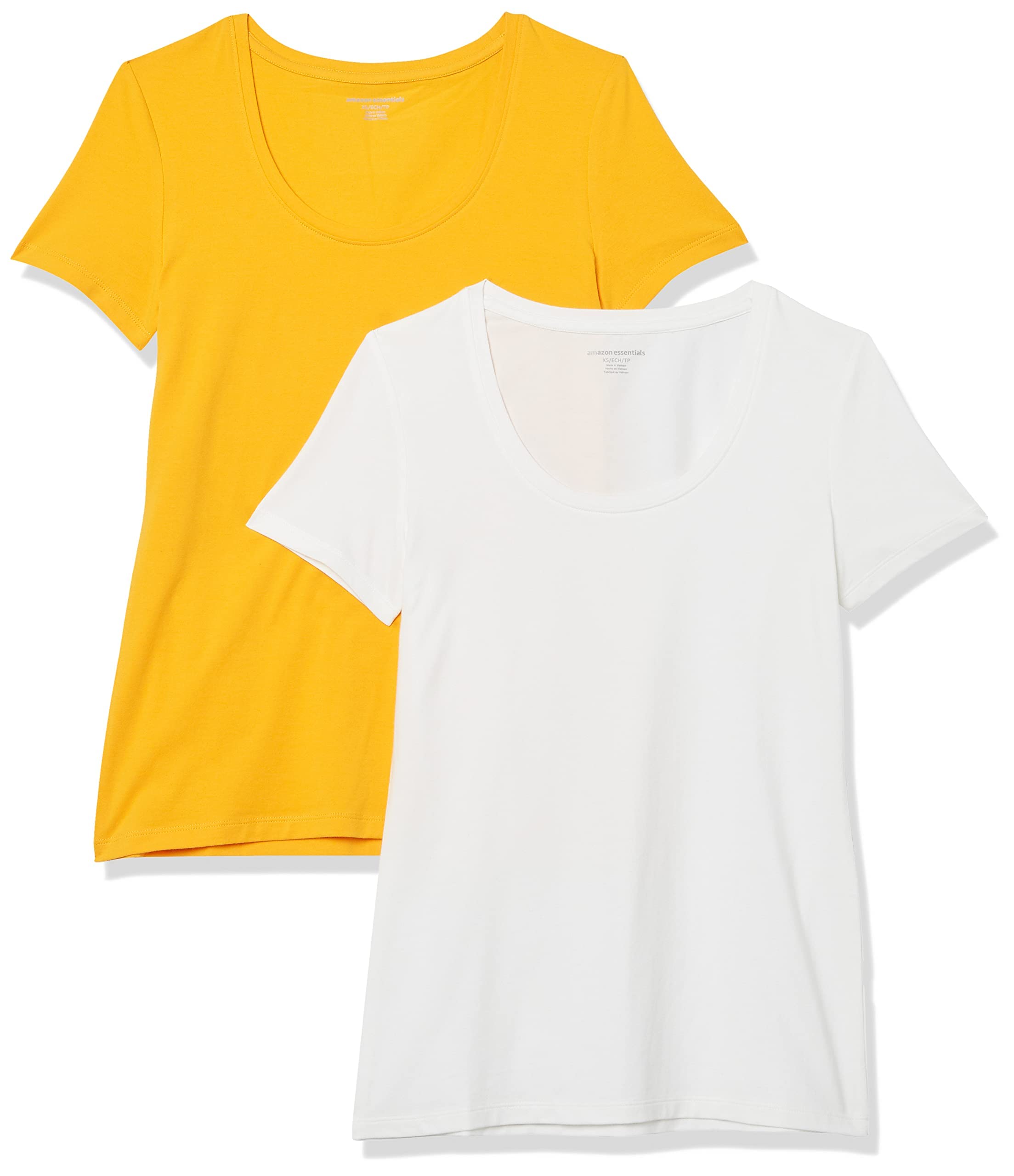 Amazon Essentials Women's Classic Fit Short Sleeve Round Neck T-Shirt (Available