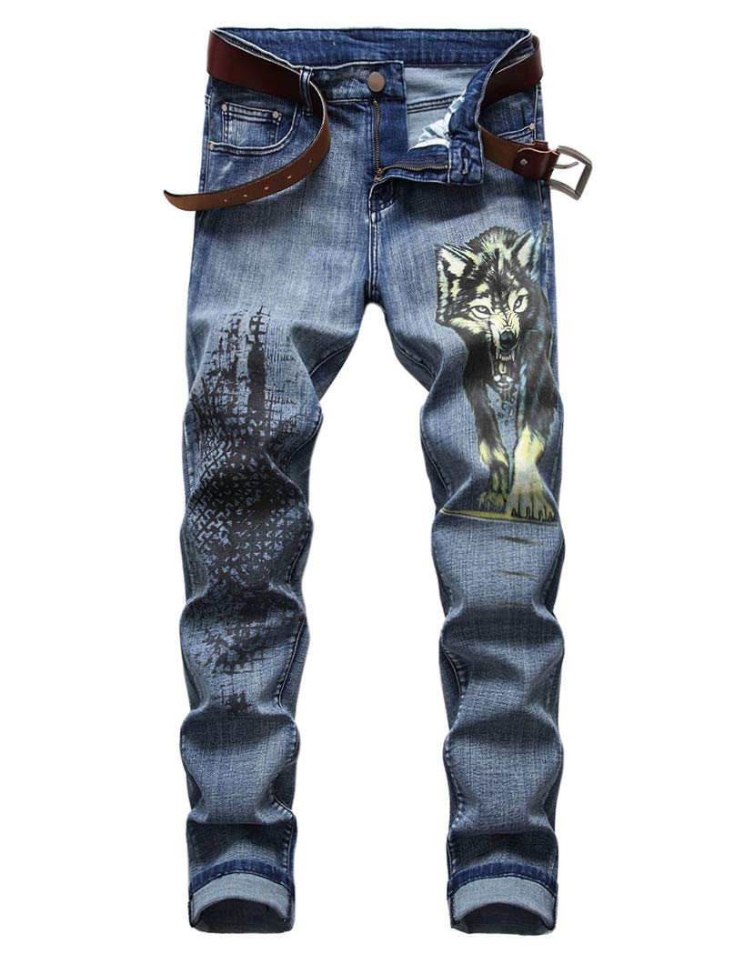 Baylvn Men's Modern/Fitted Jeans