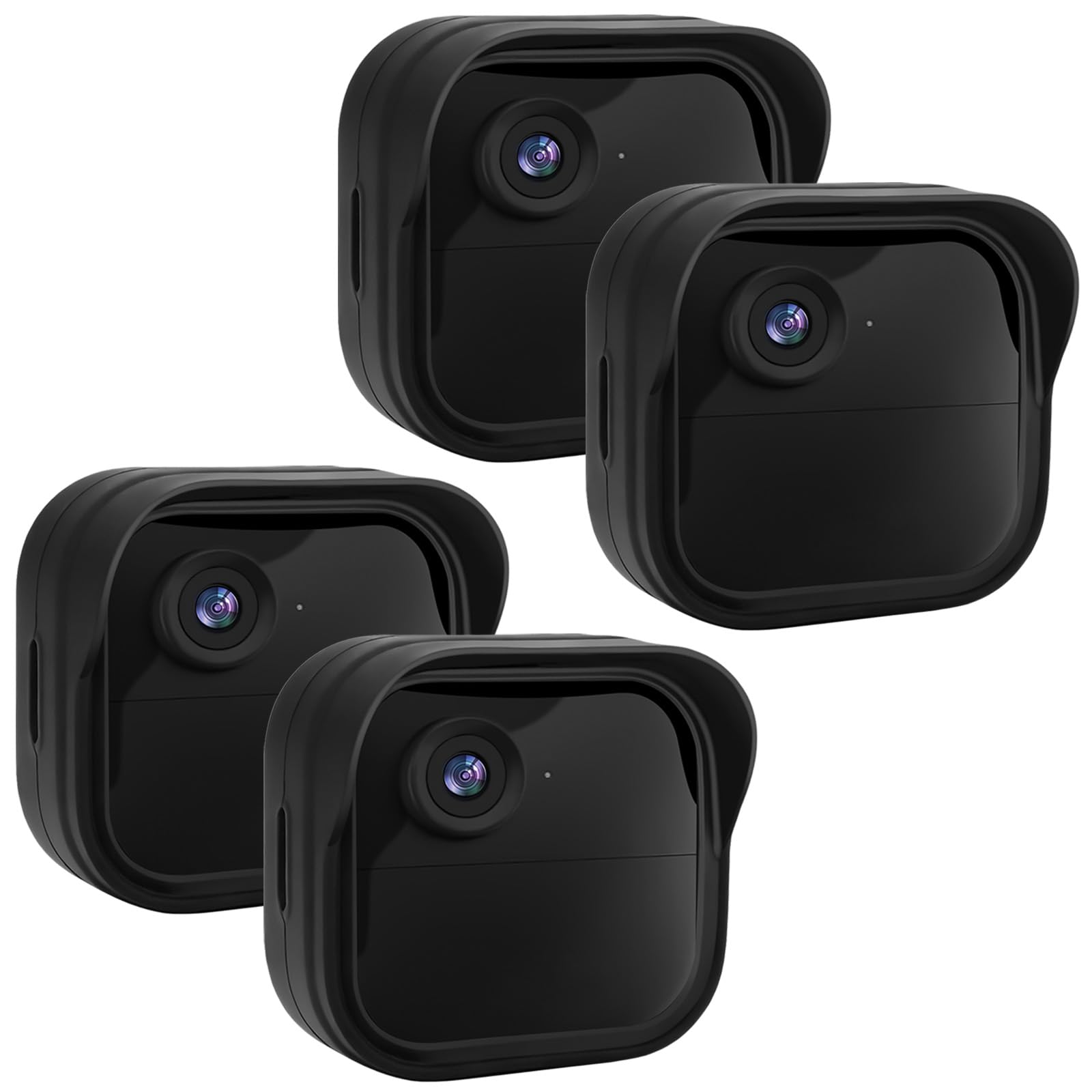 4 Pack Weatherproof Silicone Case Cover for All-New Blink Outdoor 4 (4th Gen)/2K