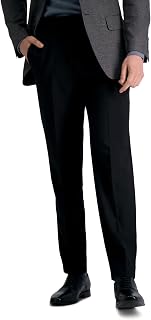 Haggar Men's Straight Fit Premium Comfort Dress Pant