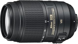 Nikon AF-S DX NIKKOR 55-300mm f/4.5-5.6G ED Vibration Reduction Zoom Lens with Auto Focus for Nikon DSLR Cameras