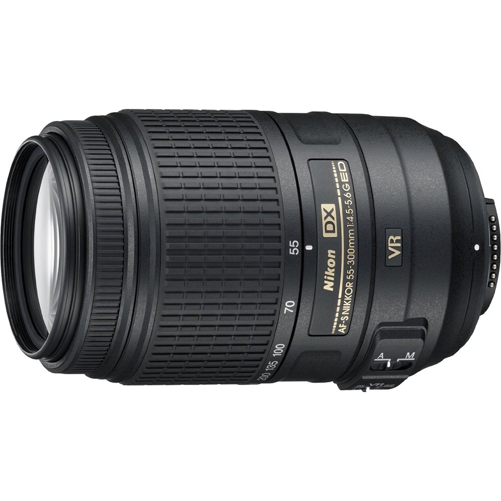 Nikon AF-S DX NIKKOR 55-300mm f/4.5-5.6G ED Vibration Reduction Zoom Lens with A