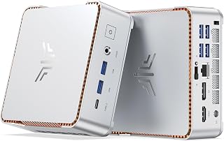 NiPoGi P2 Mini PC Windows 11 Pro,Mini PC AMD Ryzen PRO 7330U(Beat 5300U/3500U,up to 4.3GHz) 16GB DDR4 256GB Mini Computer Mini Desktop Computer 4K@60Hz Triple Display HDMI+DP+USB-C WiFi/BT VESA Mount