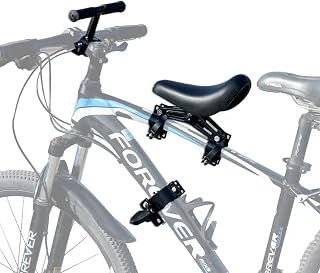 NELOMO Front Mounted Bicycle Seats for Children Kids Handlebars Foot Pedals Set Mountain Bike Child Seat Kids Bike Seat Suitable for MTB and City Bicycles