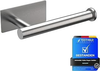 Ibergrif Stainless Steel Adhesive Toilet Paper Holder | Toilet Roll Holder