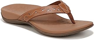 Vionic Aliza Women's Flip Flop Sandals, Comfortable Sandals with Integrated Arch Support, Orthopaedic Footbed, Corrects Pronation, Relieves Heel Pain