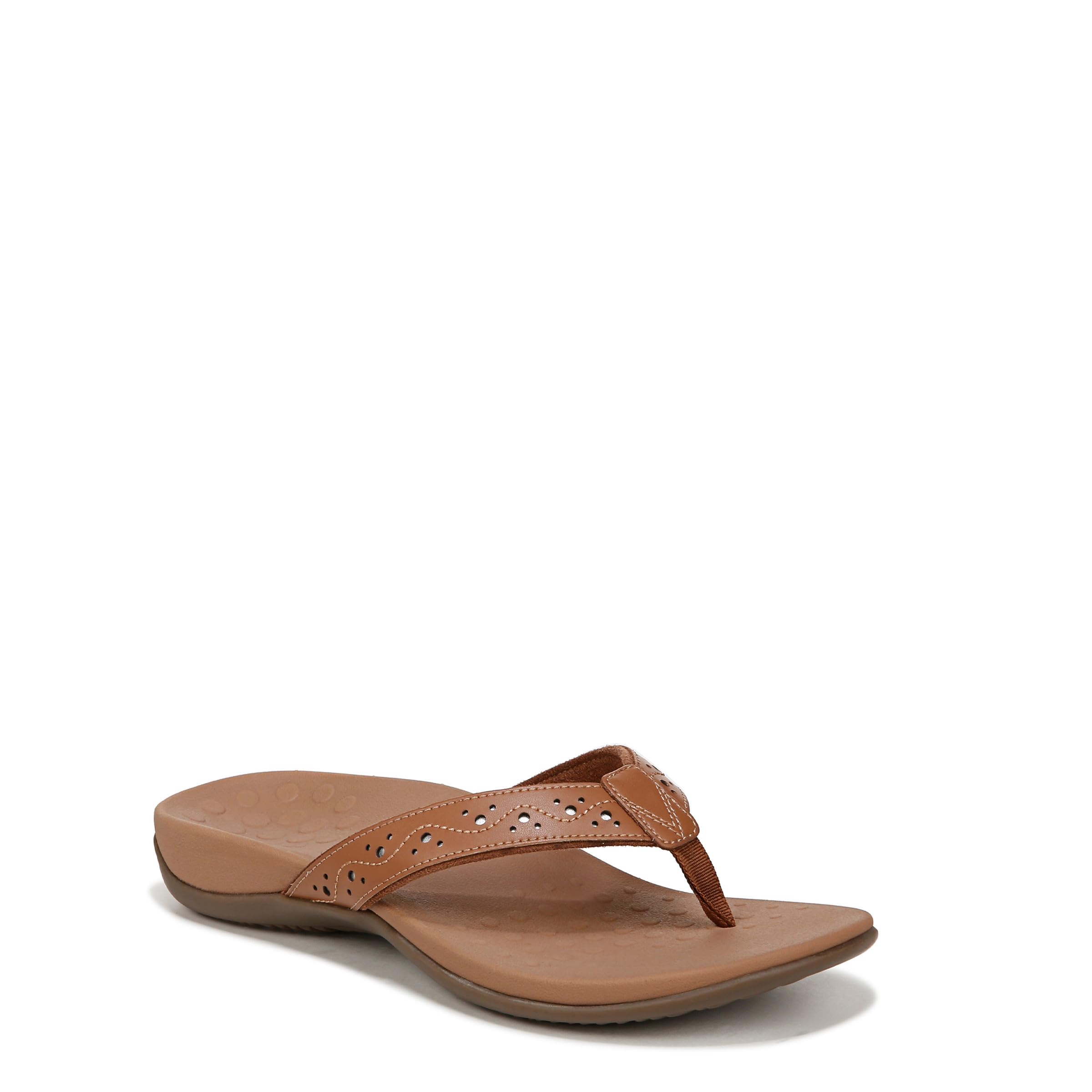 Vionic Aliza Women's Flip Flop Sandals, Comfortable Sandals with Integrated Arch