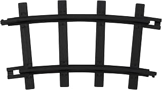 Lionel Ready-to-Play 12-Piece Curved Model Train Track Pack, Black