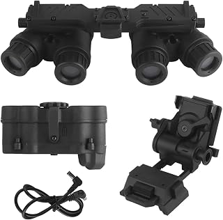 Tactical Night Vision Goggles Model with Adjustable Helmet Mount for PVS15/PVS18/GPNVG18, No Function