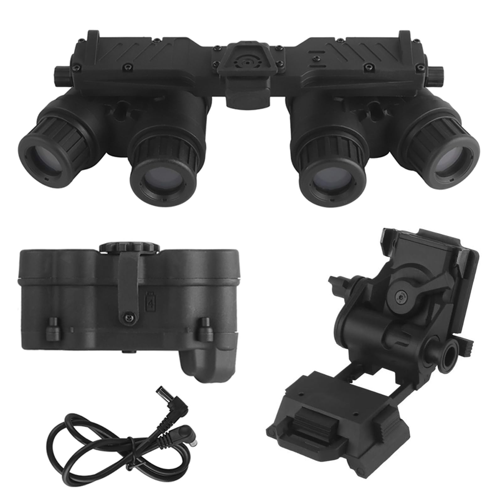 Tactical Night Vision Goggles Model with Adjustable Helmet Mount for PVS15/PVS18