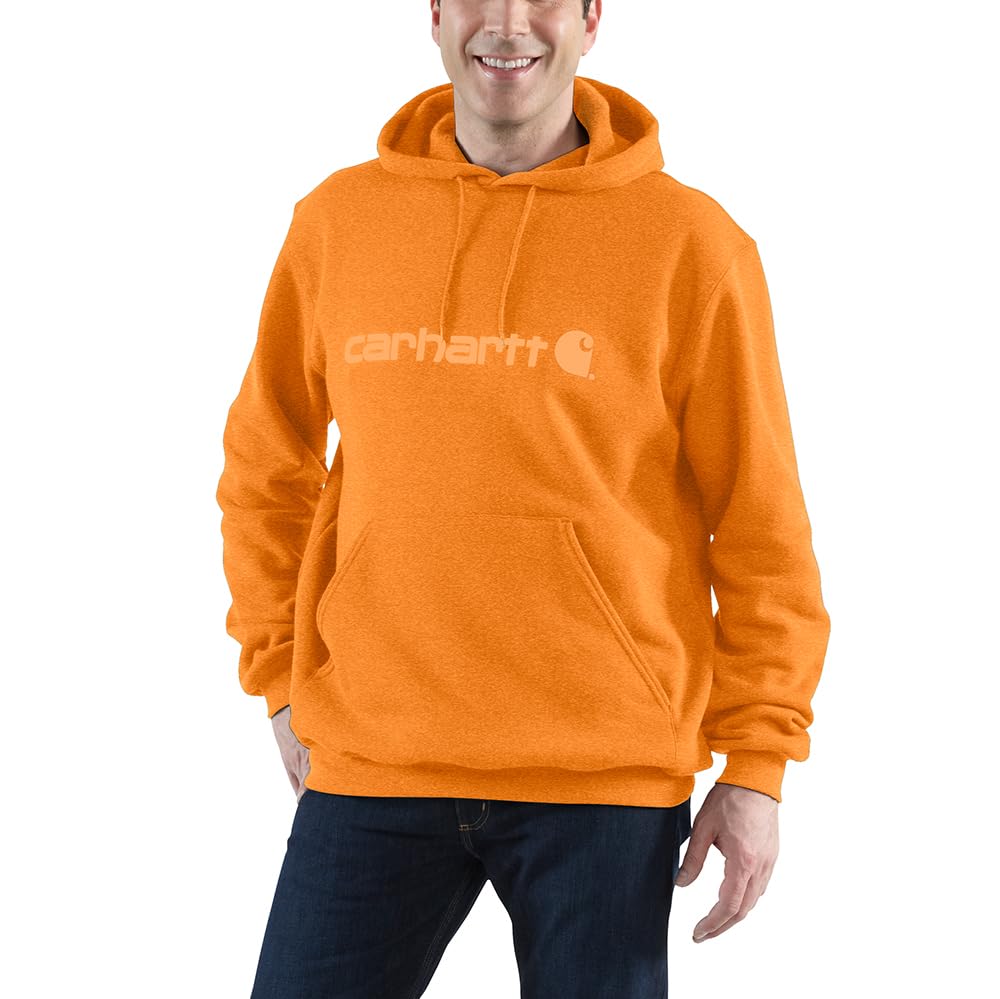 Carhartt Men's Big-Tall Signature Logo Midweight Sweatshirt