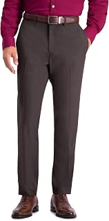 Kenneth Cole REACTION Mens Comfort Slim Fit Flat Front Dress PantDress Pants