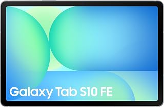 Samsung Galaxy S10 FE Android Tablet, Wifi, 128GB Storage, 8GB Memory, 10.9" Display, S Pen included, Long lasting Battery, Grey, 3 Year Extended Warranty (UK Version)