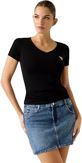Guess W2yi45j1314 SS VN Mini Triangle Women's Tee (Pack of 1)