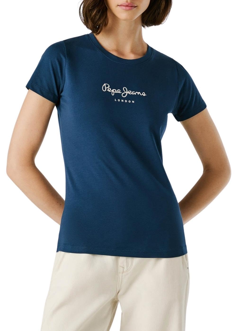 Pepe Jeans New Virginia Women's Slim Fit Short Sleeve T-Shirt