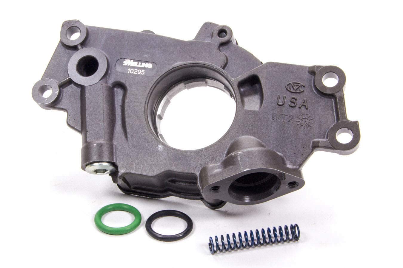 Melling Oil Pump, Wet Sump, Internal, Standard Volume, High Pressure, 7/8 in Inl