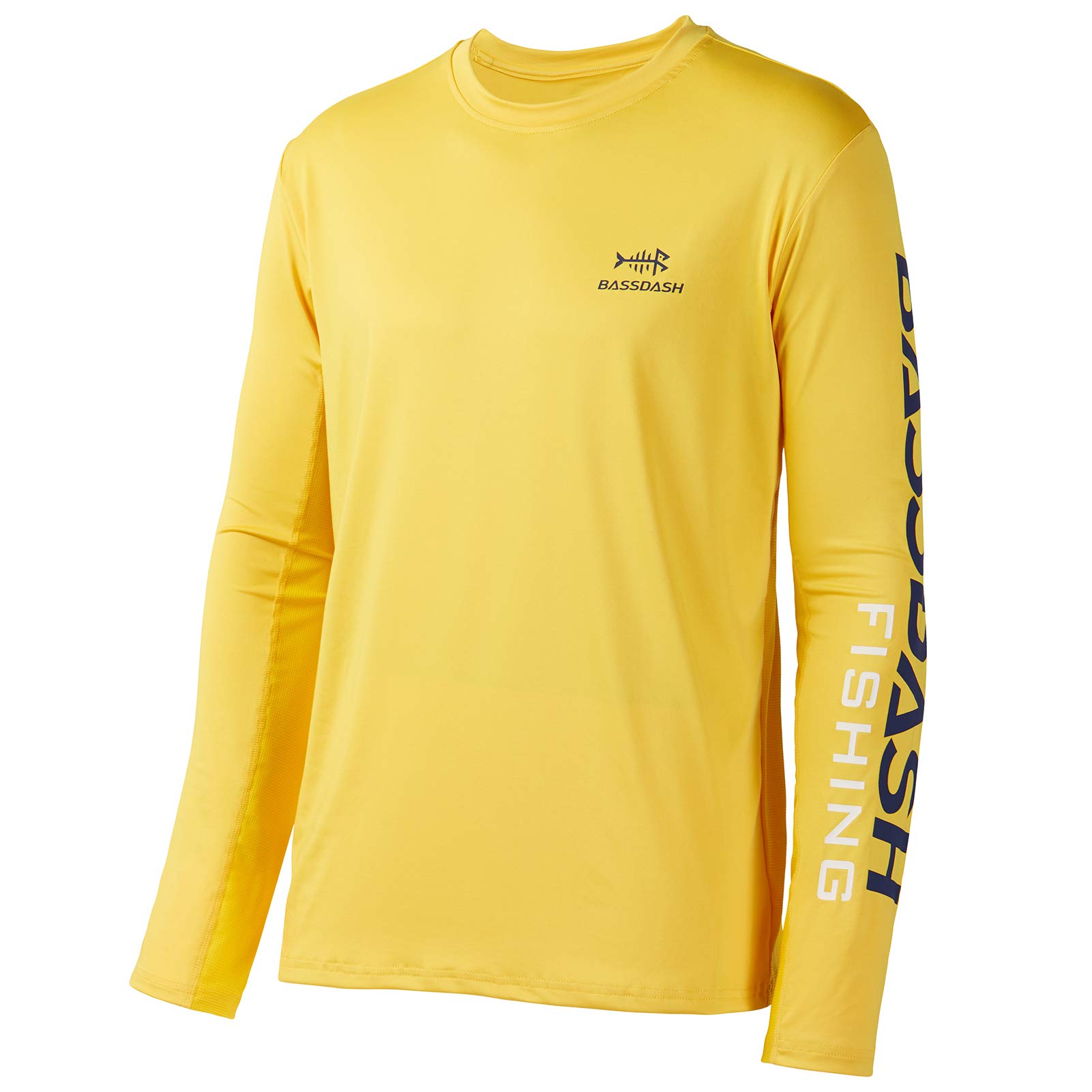 Bassdash Fishing T-Shirt Fishing Long Sleeve Water UPF 50+ Shirt Rash Guard Fish