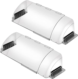 2 Pack Air Vent Deflector, Adjustable Magnetic Heat Deflector for Vents | 8.5"–15" Adjustable,Magnetic Installation,Fits Floor,Wall & Ceiling Vents,Energy-Saving Design,Adjustable Airflow Control