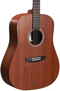 Martin D X1E Mahogany Left Handed Acoustic Electric Guitar