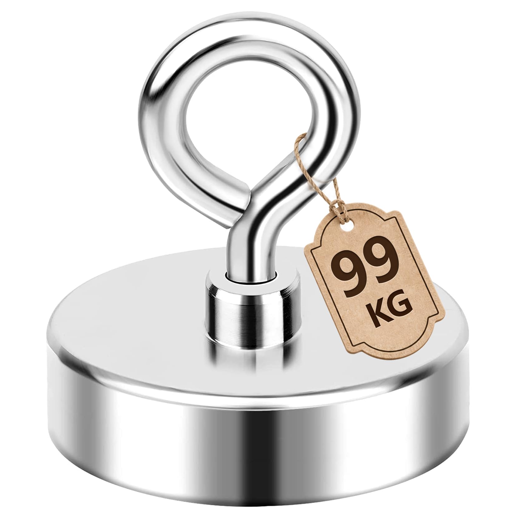 FINDMAG 82kg Pulling Strong Fishing Magnet for Retrieving in River (D45) | Neody