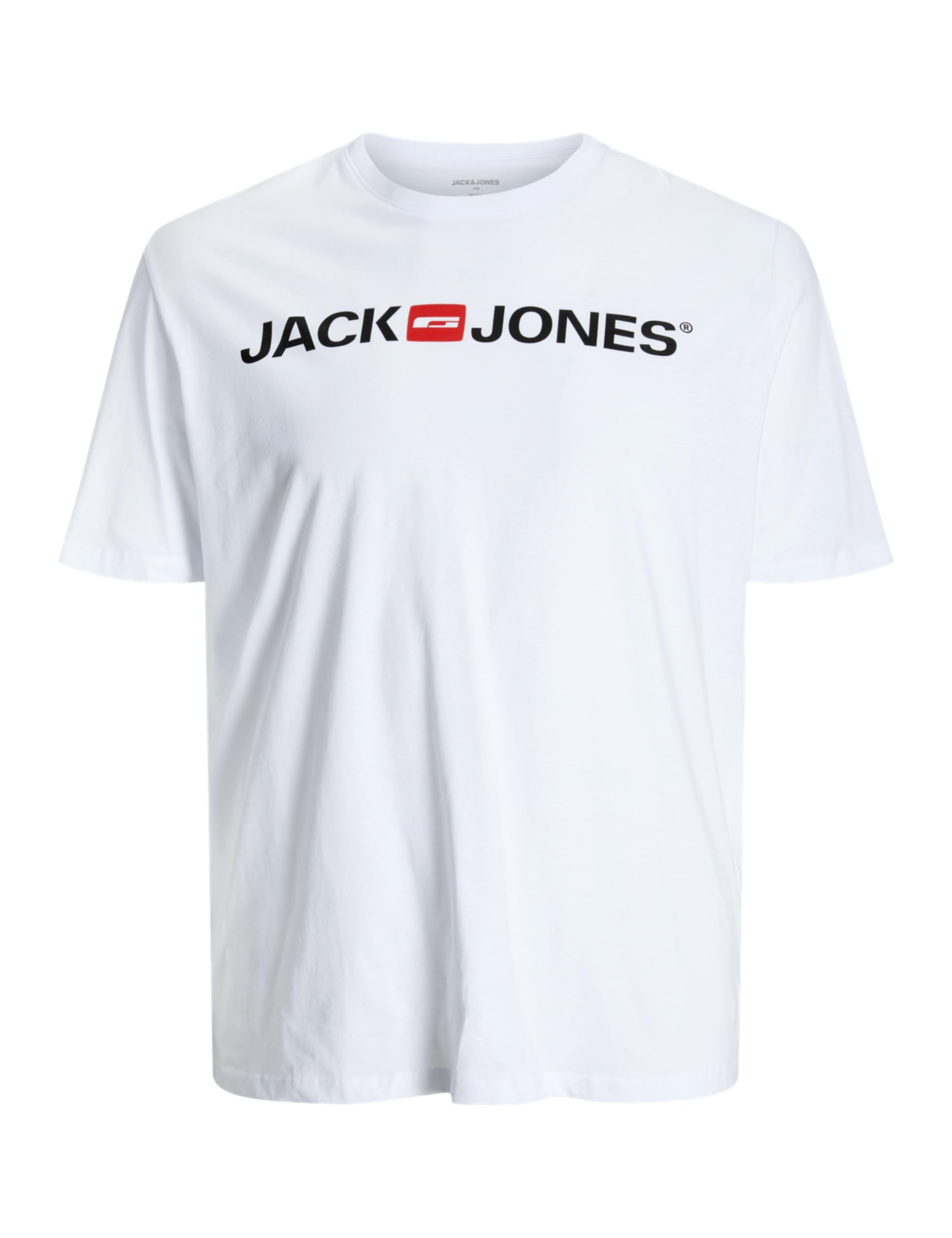 JACK & JONES Male Plus Size T-Shirt, Cotton Jersey