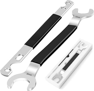 Richcat Fan Clutch Wrench Set,32mm &amp; 36mm Clutch Fan Tool Wrench,Water Pump Pulley Holder Removal Tool for BMW, Ford, GM, Dodge,Chevrolet,Jeep Fan Clutch Removal Kit,Water Pump Holder Stainless Steel
