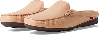 MARC JOSEPH NEW YORK Women Casual Genuine Leather Closed Toe Backless Comfortable Lightweight Fashion Venetian Detail Sandals