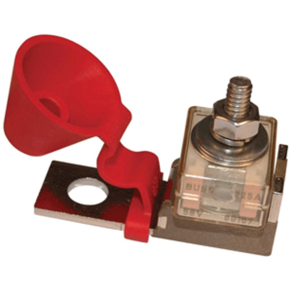Blue Sea Systems MRBF Terminal Fuse Block, 30-300A | 58V DC max; compact isolate