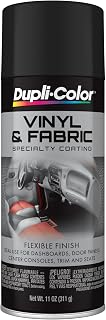 Dupli-Color Vinyl & Fabric Spray, Flat, Black, 11 oz