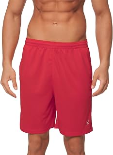 CFLEX Sportswear - Pantaloncini sportivi da uomo, collezione, Colore: rosso, S