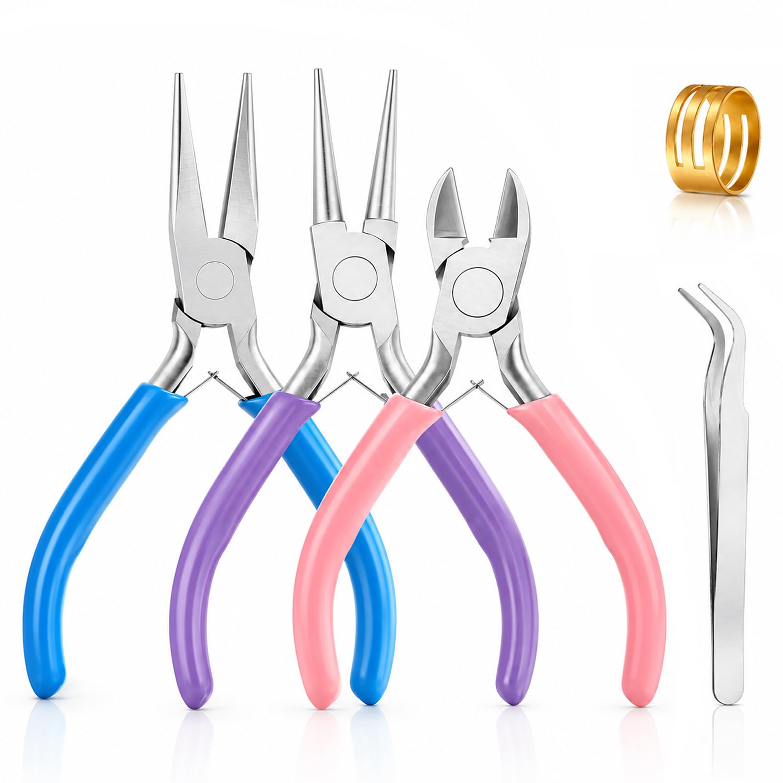 3 Pcs Pliers for Jewelry Making, Jewelry Pliers Set for Jewelry Repair | Jewelry