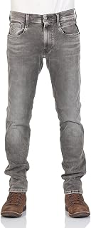Replay Men's Anbass Slim-Fit Hyperflex Color X-Lite Jeans with Stretch