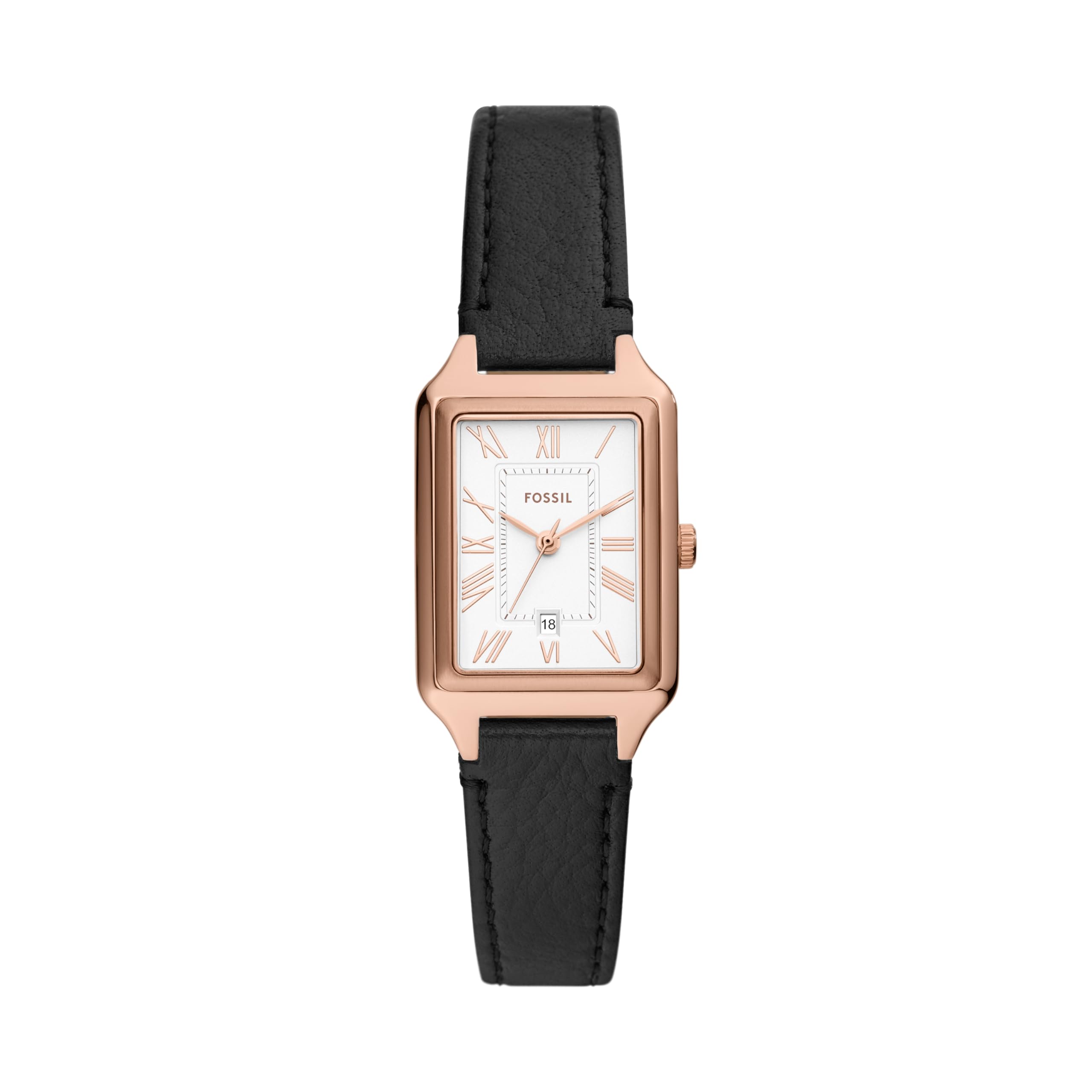 Fossil Women's Raquel Quartz Stainless Steel Three-Hand Watch, Color: Gold (Mode