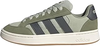 adidas Homme Grand Court Alpha Shoes, Halo Green/Grey Six/Tent Green, 44 EU
