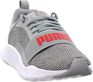 Puma Unisex-Child Wired Sneaker, high Rise-high Risk Red, 5 M US Big Kid