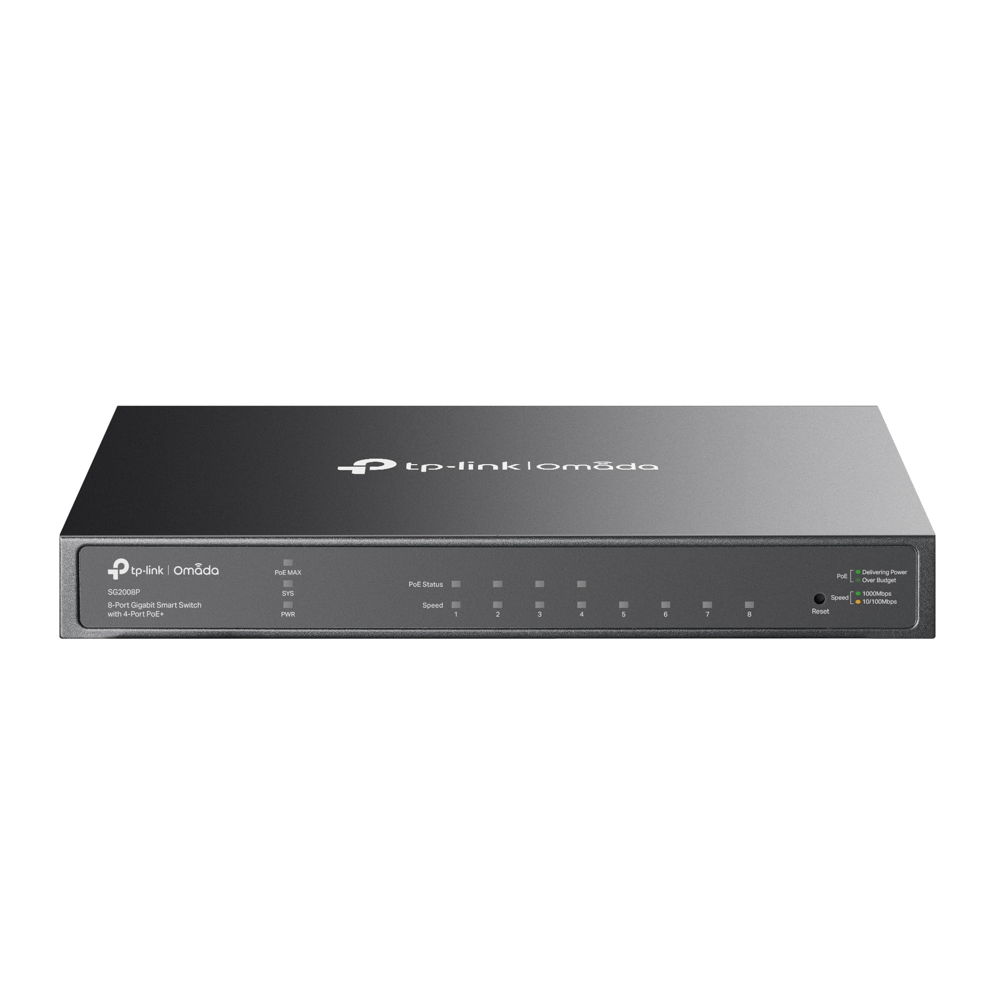 TP-Link TL-SG2008P | Jetstream 8 Port Gigabit Smart Managed PoE Switch | 4 PoE+ 